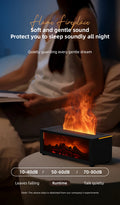 Cozy Fireplace Aroma Diffuser – LED Humidifier with Remote & Auto Shut-Off