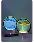 3D Flowing Sand Art Night Light – Hourglass Desk Lamp for Home Decor & Gift