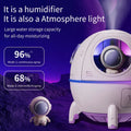 Space Capsule Humidifier – 220ml USB Rechargeable Aroma Diffuser with 7 LED Colors