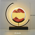 3D Sand Art Hourglass Lamp – LED Moving Sandscape Night Light for Home Decor & Gift