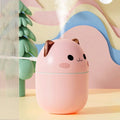 250ml Cute Aroma Diffuser & Humidifier – Cool Mist Night Light for Bedroom & Car