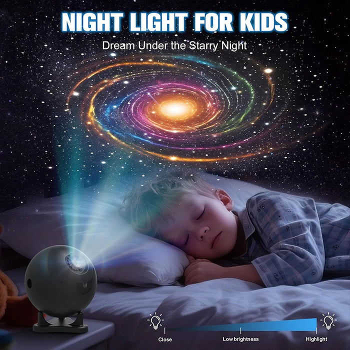 Galaxy Star Projector – 12 Space Films, Nebula Ceiling Night Light for Bedroom - photo 4