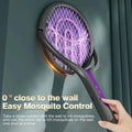 Telescopic Electric Fly Swatter – Rotatable Mesh, USB Rechargeable, Extended Reach