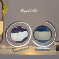 3D Sand Art Hourglass Lamp – LED Moving Sandscape Night Light for Home Decor & Gift