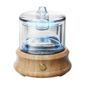 80ml Glass Aroma Diffuser & Humidifier – Auto Shut-Off, Color LED Light for Bedroom