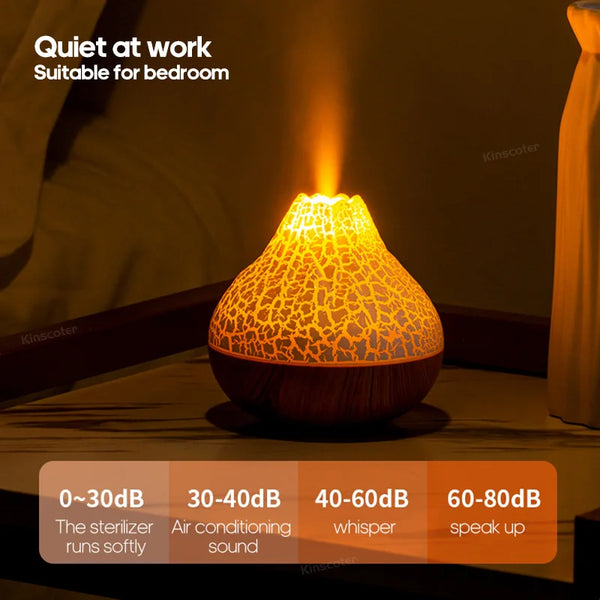 Volcano USB Air Humidifier & Aroma Diffuser 300ml - alternate