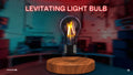 Levitating Bulb Lamp – Magnetic Floating Desk Light, Auto-Rotating Night Light & Unique Gift