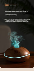 Flame Essential Oil Diffuser with 7-Color LED Mist