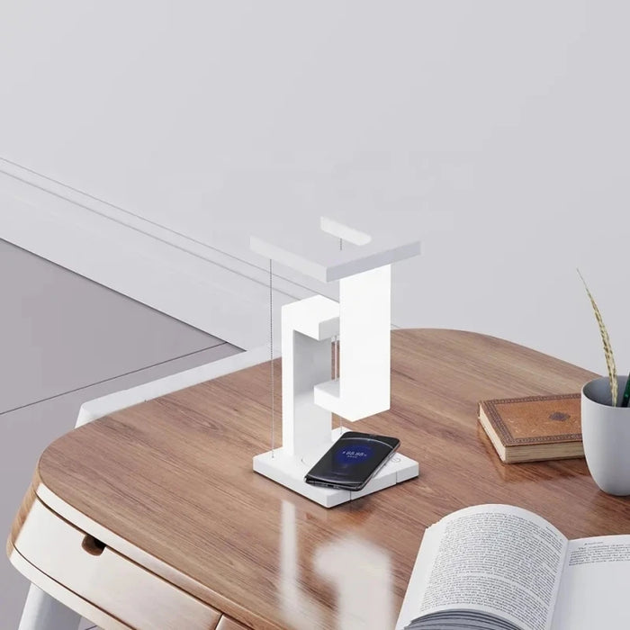 Levitating LED Table Lamp – 10W Wireless Charger & Anti-Gravity Night Light for Bedroom - photo 4