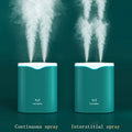 2000ml Large Capacity Humidifier – Dual Nozzle USB Aroma Diffuser for Home & Office