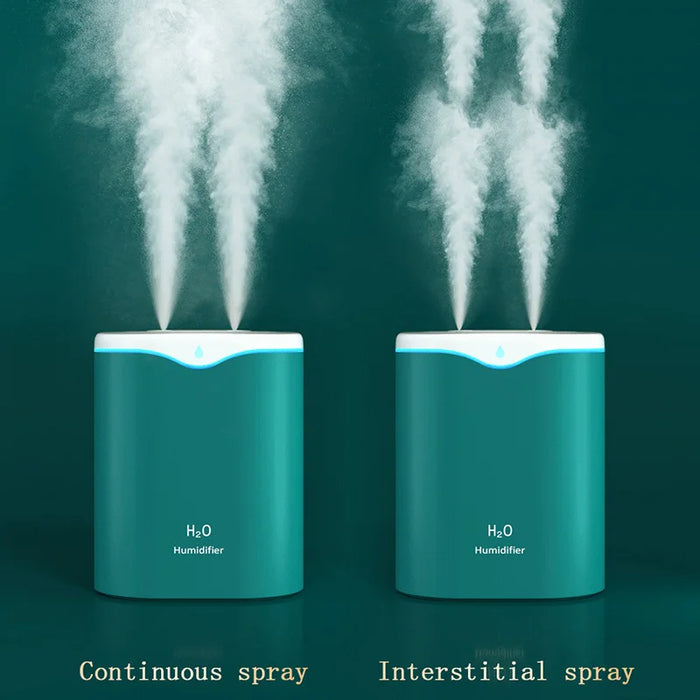 2000ml Large Capacity Humidifier – Dual Nozzle USB Aroma Diffuser for Home & Office - photo 4