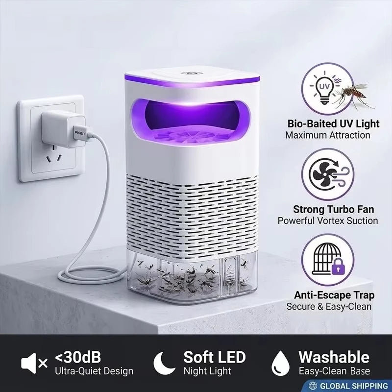 LED Mosquito Killer Lamp | USB | Bug Zapper | Ultra Quiet