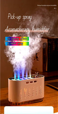 700ml Ultrasonic Cool Mist Humidifier – 5 Nozzles, 7 LED Colors, USB Powered