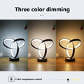 Modern Art Desk Lamp – USB Tri-Color LED for Bedroom & Office