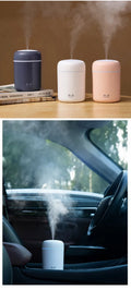 300ml Aroma Diffuser & Humidifier – 7-Color LED Light for Car & Home