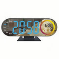 USB Digital LED Alarm Clock with RGB Night Light