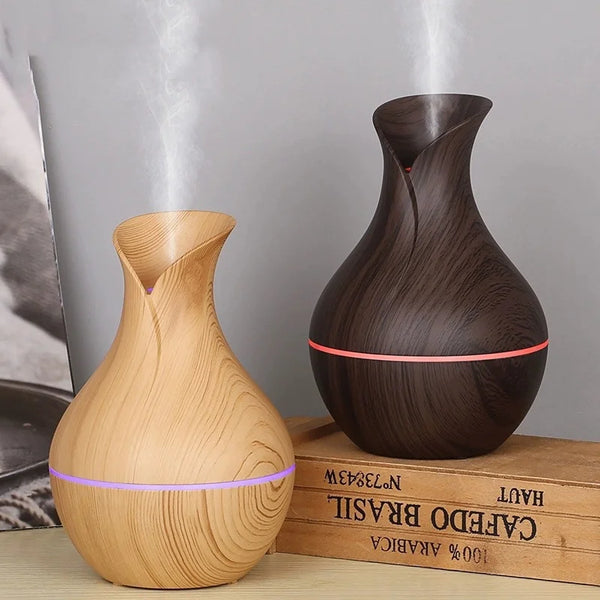 200ml Mini Aroma Diffuser & Humidifier – USB Color LED Light for Home & Car - alternate
