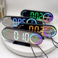 USB Digital LED Alarm Clock with RGB Night Light