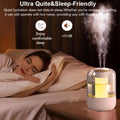 2.2L Large Capacity Humidifier – Dual Nozzle, Quiet USB Humidifier with LED Night Light