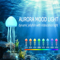 LED Jellyfish Lamp – Color Gradient Night Light with Remote Control & Long Battery Life