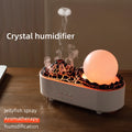 Crystal Volcano Aroma Diffuser with Jellyfish Mood Light