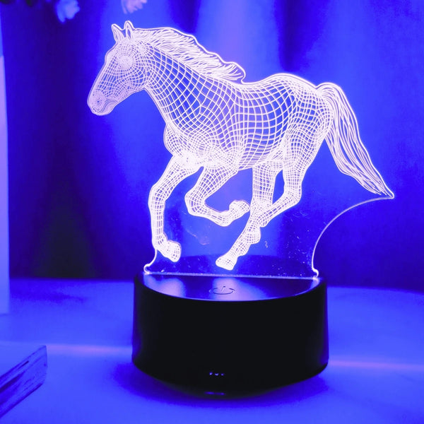Galloping Horse Lamp - alternate