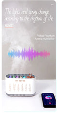 700ml Ultrasonic Cool Mist Humidifier – 5 Nozzles, 7 LED Colors, USB Powered