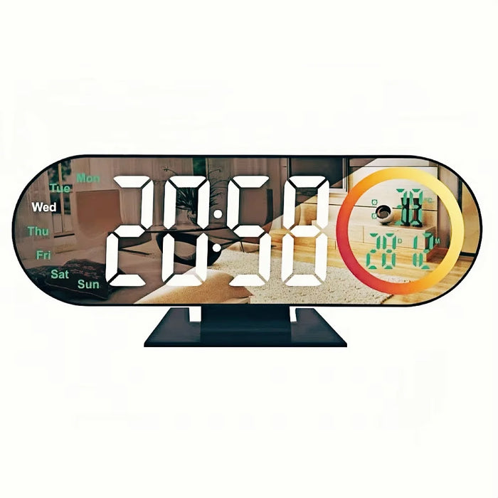 USB Digital LED Alarm Clock with RGB Night Light - photo 4
