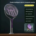 Telescopic Electric Fly Swatter – Rotatable Mesh, USB Rechargeable, Extended Reach