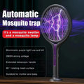 Telescopic Electric Fly Swatter – Rotatable Mesh, USB Rechargeable, Extended Reach