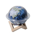 Jupiter Planet Humidifier – 330ml USB Aroma Diffuser with 7-Color Night Light