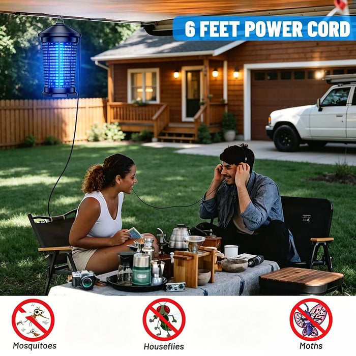 4000V Electric Bug Zapper Lantern – Waterproof Mosquito & Fly Killer, Indoor & Outdoor - photo 3