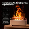 Flame Aroma Humidifier – 3-Speed Timer, Quiet Operation for Bedroom, Office & Living Room