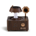 Raindrop Humidifier & Aroma Diffuser – 250ml Rotating Music Box with LED Light