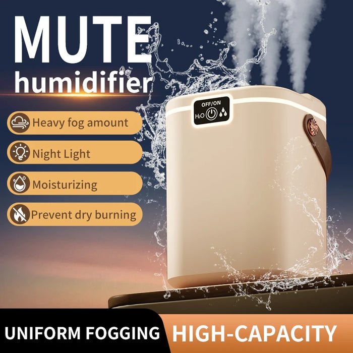 1.8L Large Capacity Humidifier – 3-Nozzle Aroma Diffuser with Night Light, 4 Mist Levels - photo 4