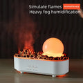 Crystal Volcano Aroma Diffuser with Jellyfish Mood Light