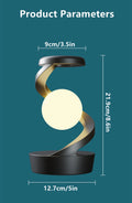 Floating Rotating Table Lamp – 15W Wireless Charger & RGB Night Light