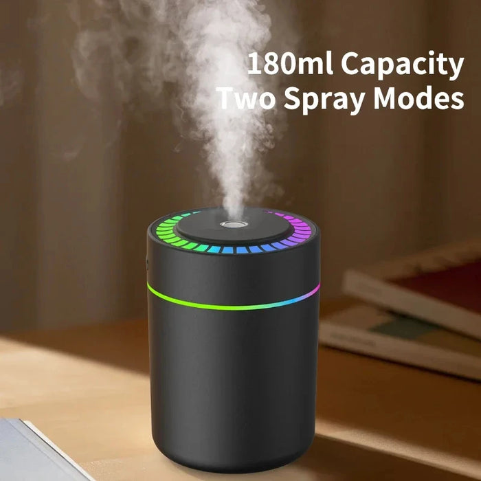 180ml Mini Aroma Diffuser & Humidifier – USB LED Light for Car, Home & Bedroom - photo 4