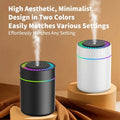 180ml Mini Aroma Diffuser & Humidifier – USB LED Light for Car, Home & Bedroom