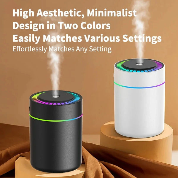 180ml Mini Aroma Diffuser & Humidifier – USB LED Light for Car, Home & Bedroom - alternate