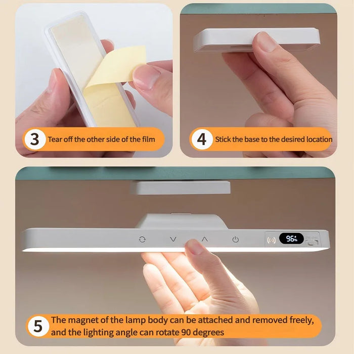 Touch Table Lamp – Magnetic Rechargeable LED Light for Reading & Bedside - photo 3