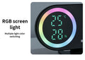 LED Digital Alarm Clock – 7-Color Display, Dual Alarm, 5 Brightness Levels, USB