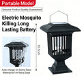 Solar Bug Zapper – Waterproof UV Mosquito Killer Lamp, Portable Cordless Indoor & Outdoor