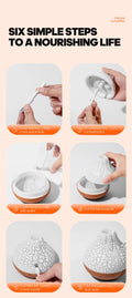 Volcano USB Air Humidifier & Aroma Diffuser 300ml