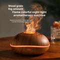 Flame Essential Oil Diffuser with 7-Color LED Mist