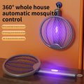 3-in-1 Foldable Electric Mosquito Swatter – Rechargeable Bug Zapper & Wall-Mounted Lamp