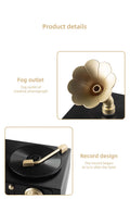 Retro Phonograph Aroma Diffuser USB Humidifier 160ml