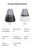 Mini USB Aroma Diffuser – Ultra Quiet Humidifier with Colorful Night Light
