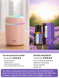 300ml Aroma Diffuser & Humidifier – 7-Color LED Light for Car & Home