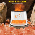 Himalayan Salt Lamp & Essential Oil Diffuser – 260ml, 8 LED Colors, Remote Control & Auto-Off Timer